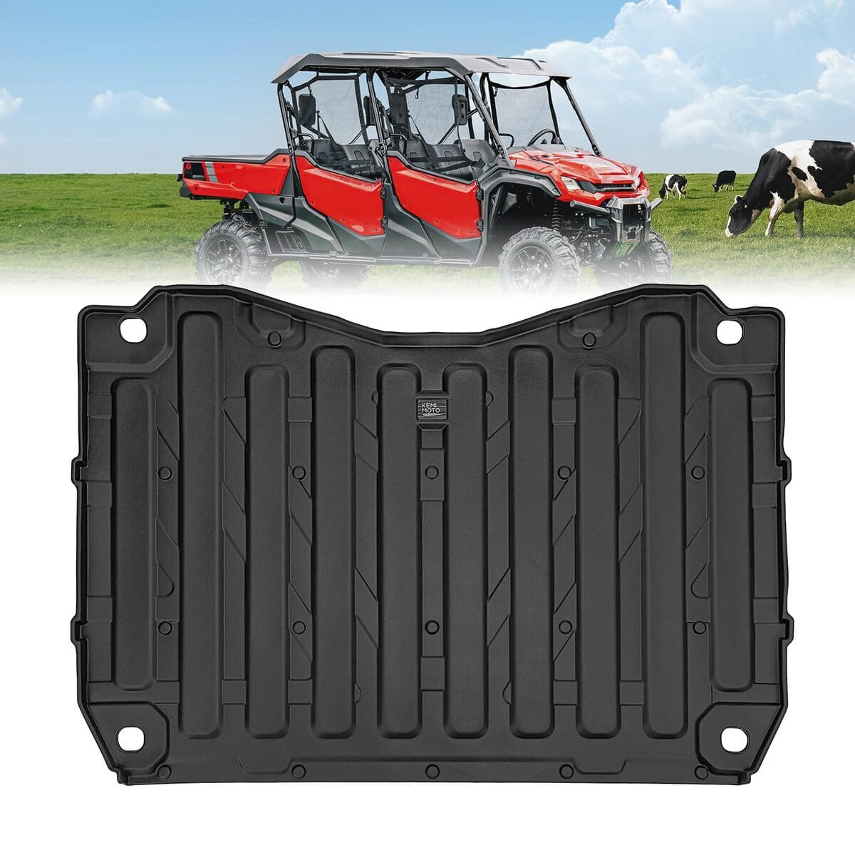 Kemimoto '16-'24 Honda Pioneer 1000 / 1000-6 UTV Bed Liner Mat