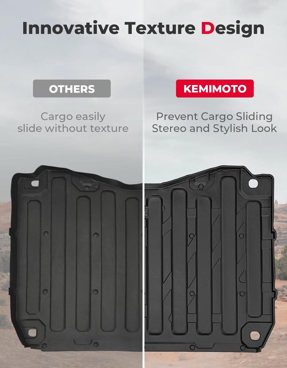 Kemimoto '16-'24 Honda Pioneer 1000 / 1000-6 UTV Bed Liner Mat
