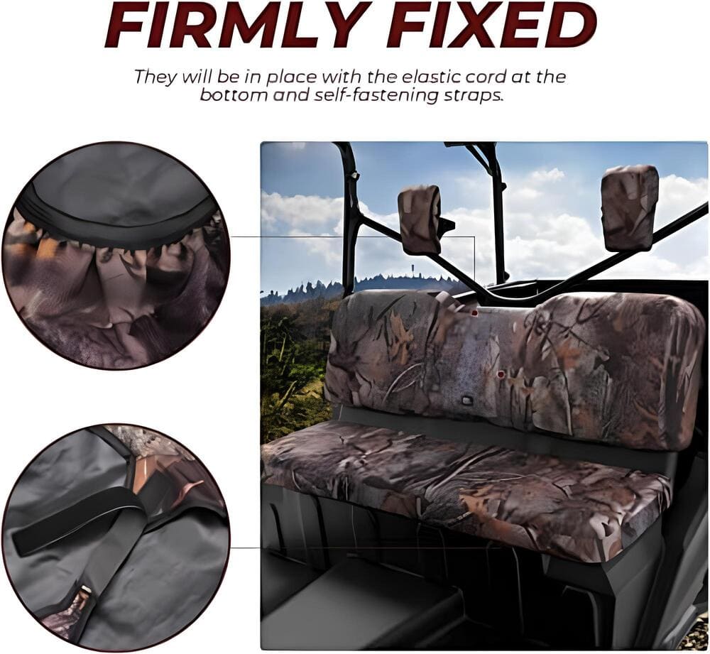 Kemimoto '16-'24 Honda Pioneer 1000-5 / 1000-6 Camo Front Seat Cover