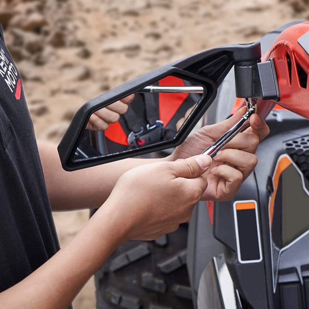 Kemimoto '17-'23 Can-Am Maverick X3 Extended Fender Flares & Side Mirrors