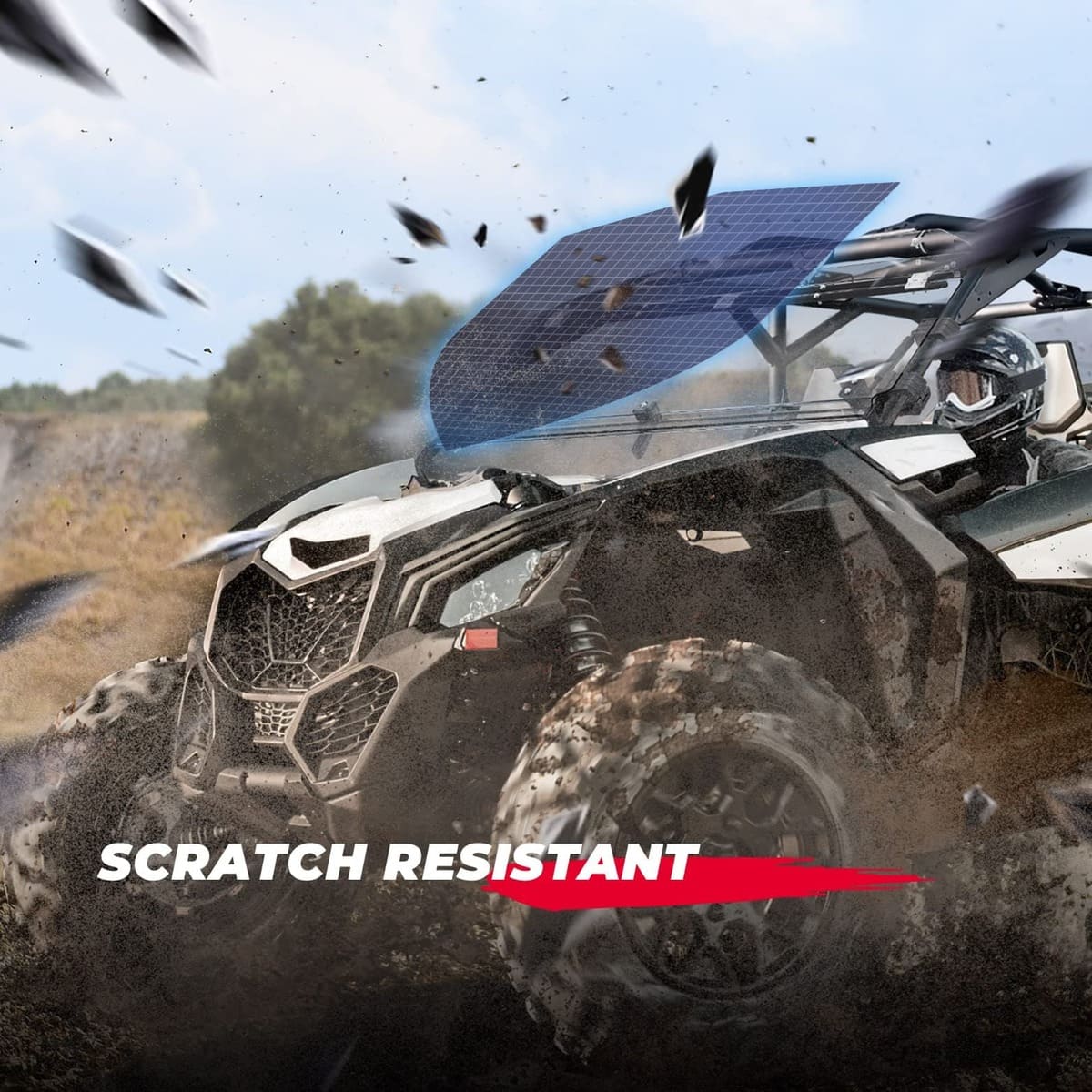 Kemimoto '17-'23 Can-Am Maverick X3/ X3 Max Flip & Rear Windshields