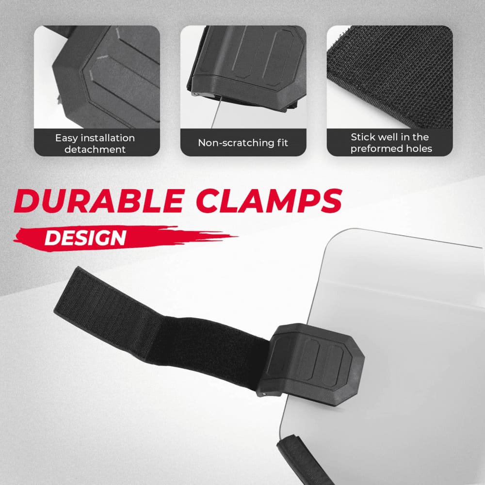 Kemimoto '17-'24 Can-Am Maverick X3 Front Half Windshield