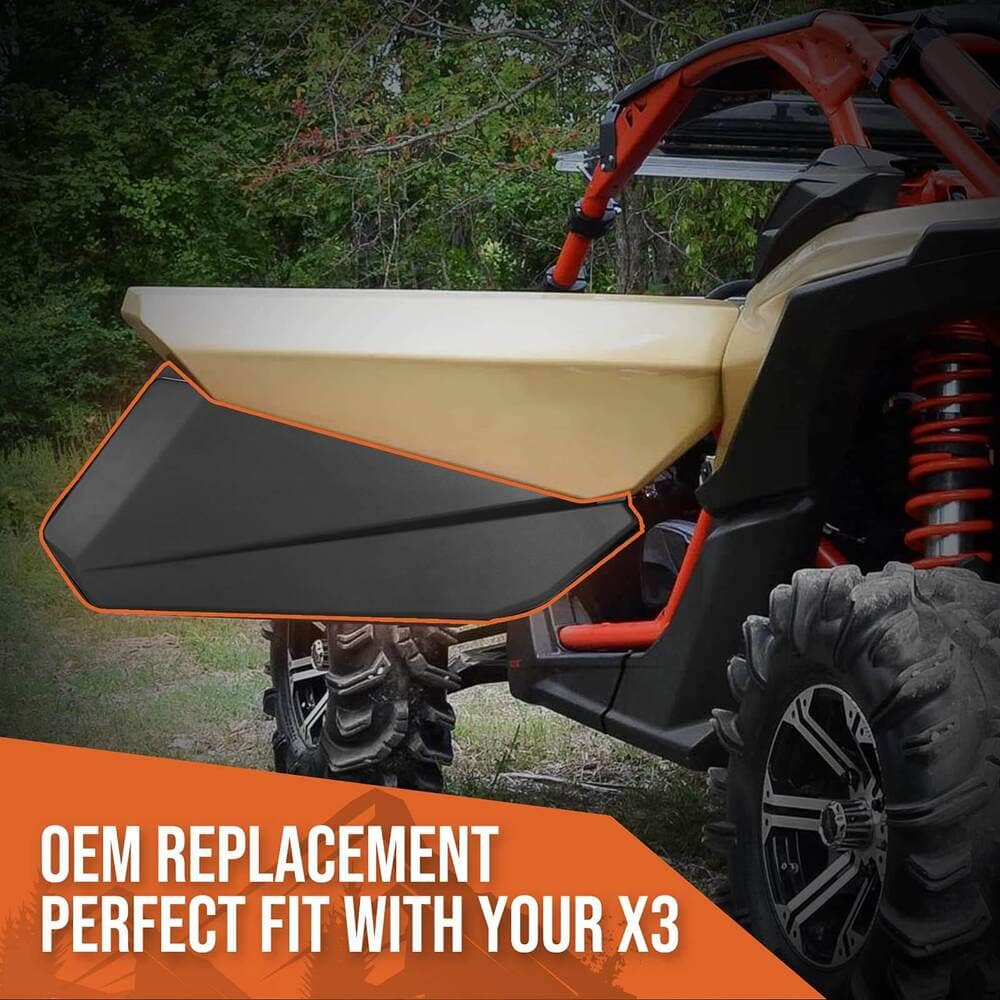 Kemimoto '17-'24 Can-Am Maverick X3 Front Lower Doors with Metal Frame