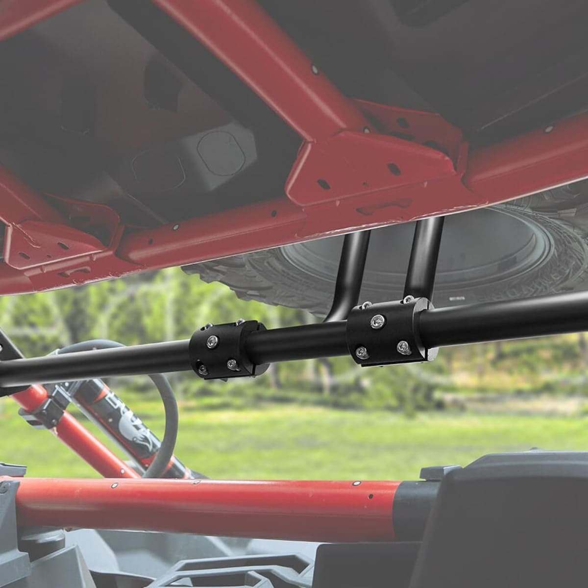 Kemimoto '17-'24 Can-Am Maverick X3 Tablet Holder & Spare Tire Carrier