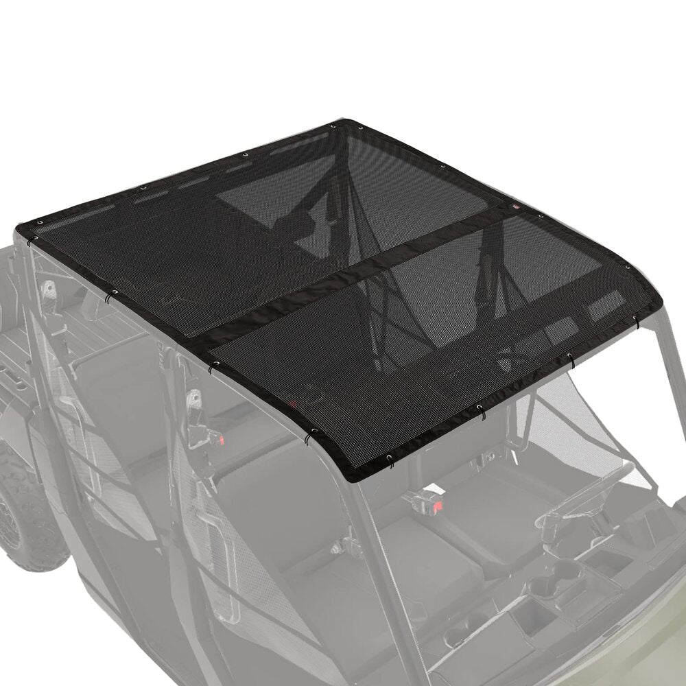 Kemimoto '17-'24 Polaris Ranger 1000 Crew UTV Soft Top Window Net Mesh