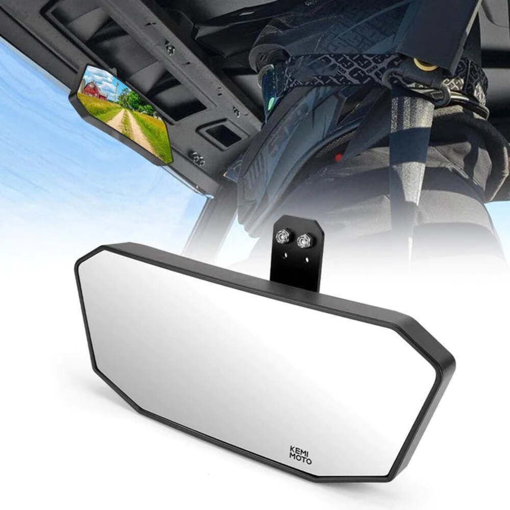 Kemimoto '17-'24 Polaris Ranger XP 1000 Upgraded Rear View Mirror