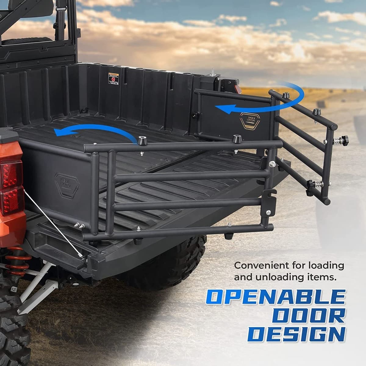 Kemimoto '17-'24 Polaris Ranger XP 1000 UTV Tailgate Extender