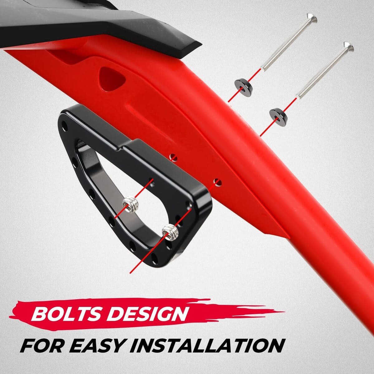 Kemimoto '17-'25 Can-Am Maverick X3 Grab Handle Hand Holder - 1 Pair