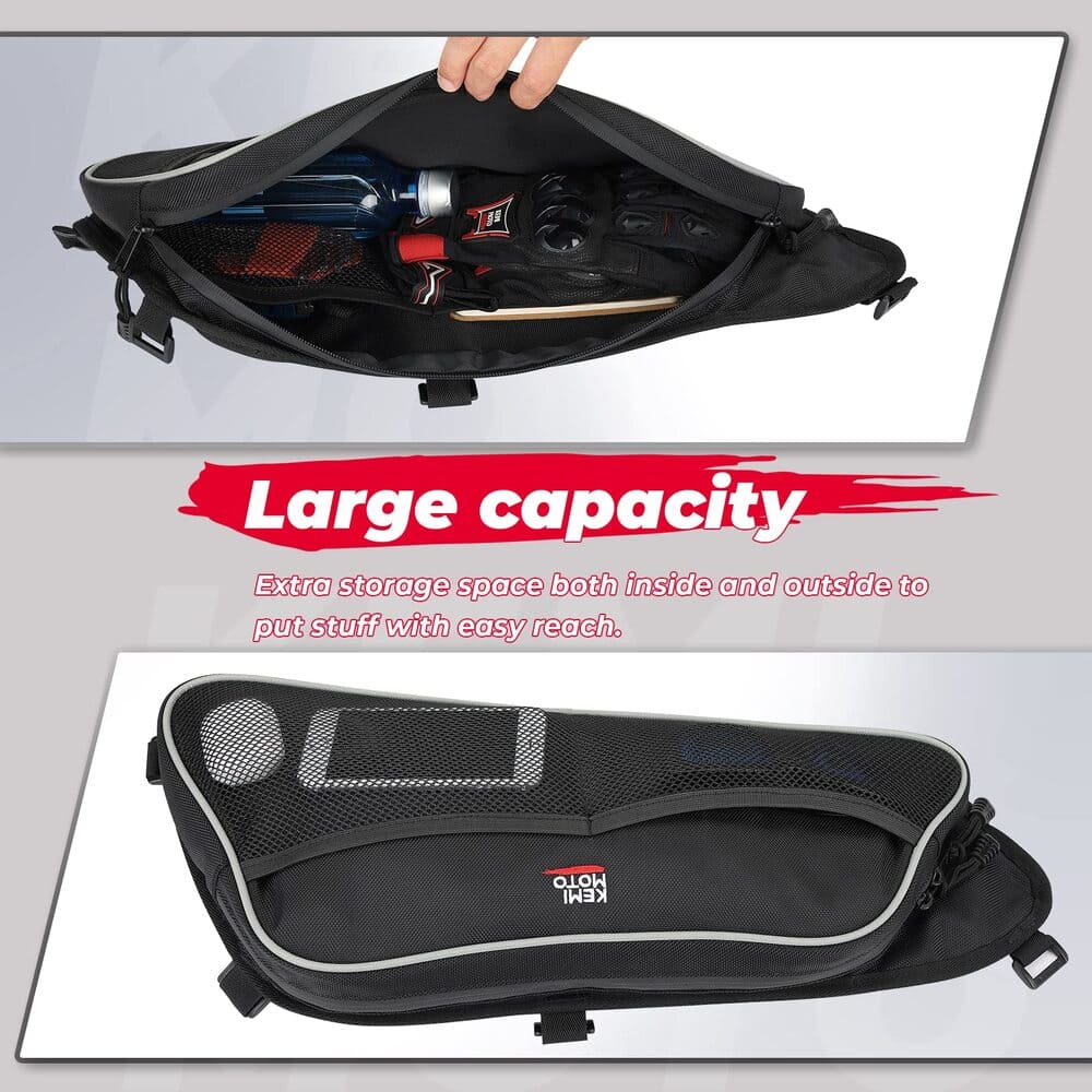 Kemimoto '17-'25 Can-Am Maverick X3 Lower Door Storage Bags - 2 Set