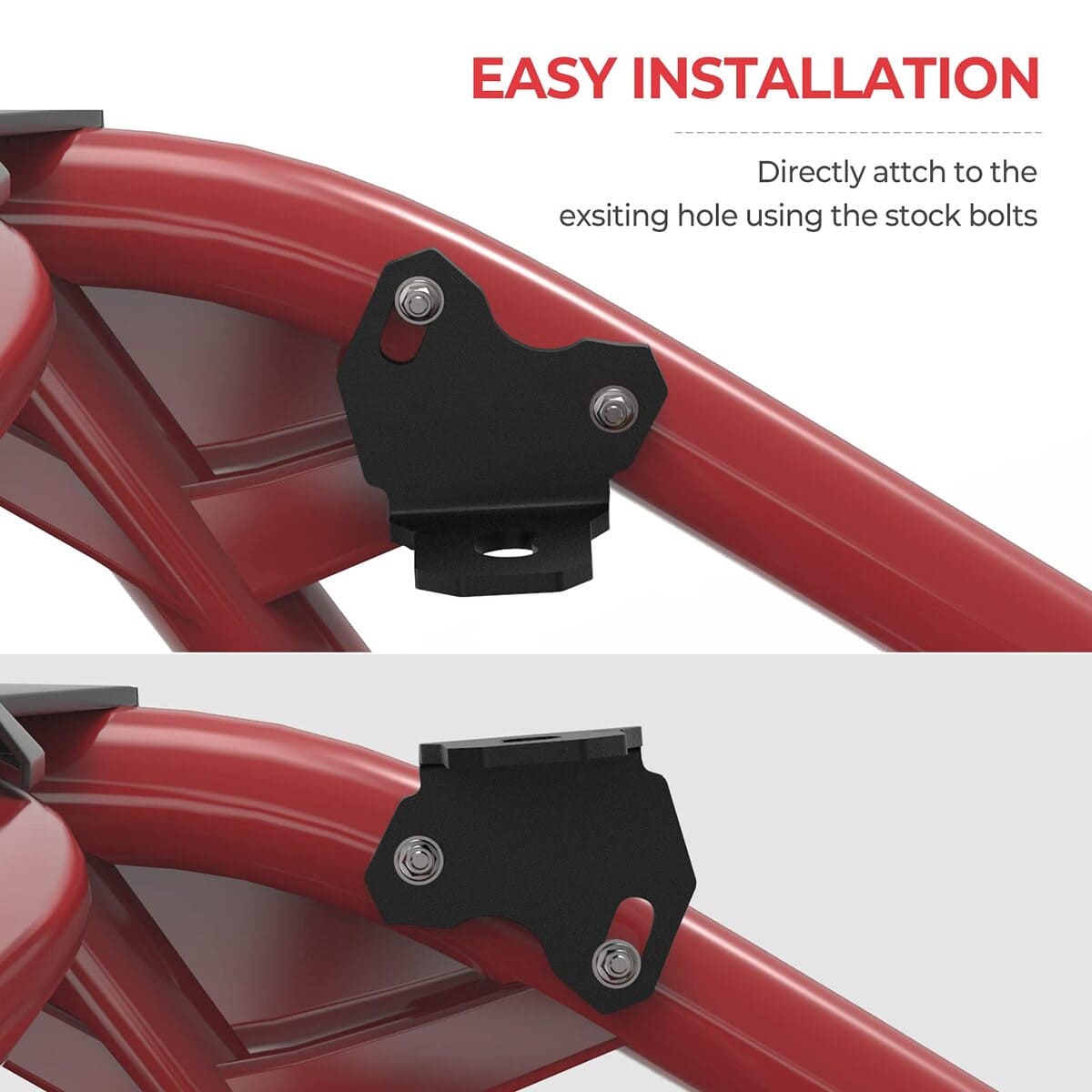 Kemimoto '17-'25 Can-Am Maverick X3 Adjustable Whip Light Flag Mount - 2 Pcs