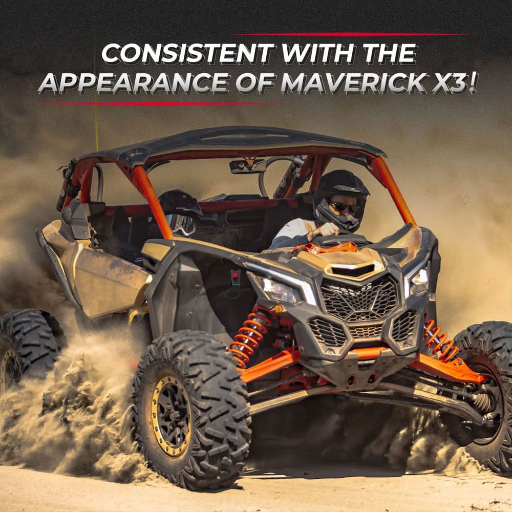 Kemimoto '17-'25 Can-Am Maverick X3 Tie Down Brackets Hooks - 4 Pcs