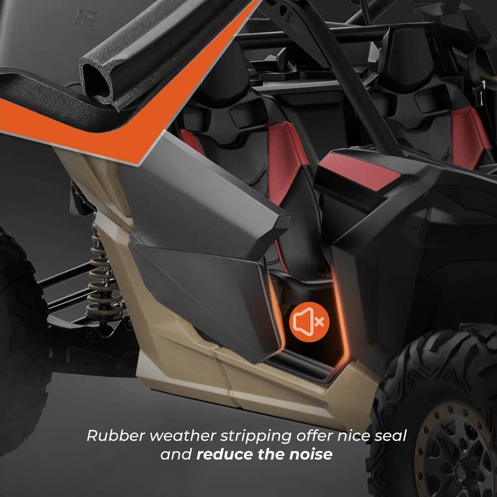 Kemimoto '17+ Can-Am Maverick X3 Flip Windshield & Lower Doors
