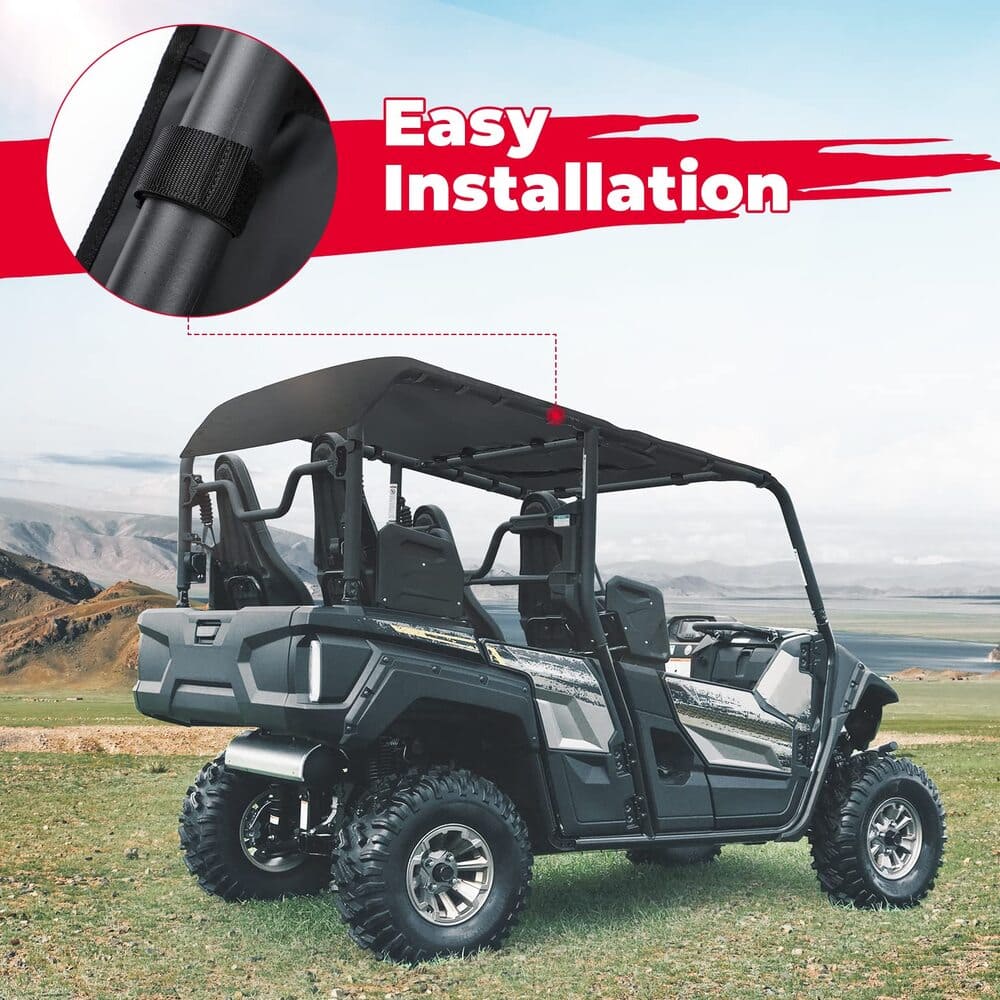 Kemimoto '18-'20 Yamaha Wolverine X4/SE Fabric Soft Roof