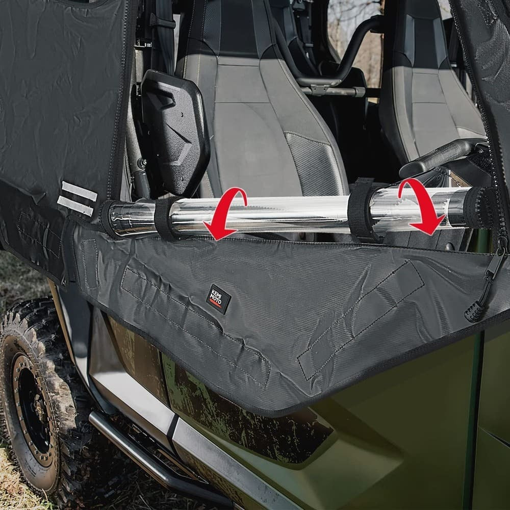 Kemimoto '18-'20 Yamaha Wolverine X4/SE Upper Doors Soft Cab Enclosure