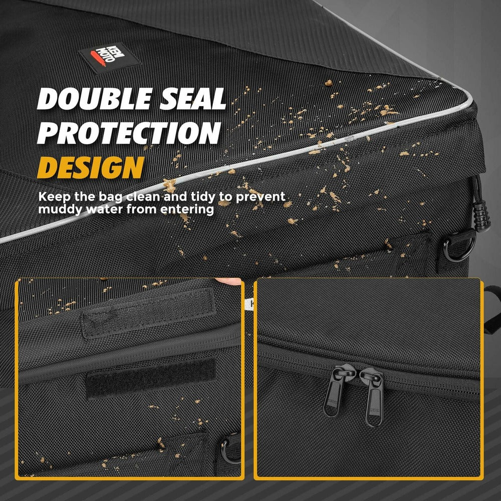 Kemimoto '18-'23 Polaris RZR XP 1000 UTV Rear Storage Bag w/ Fixed Strap