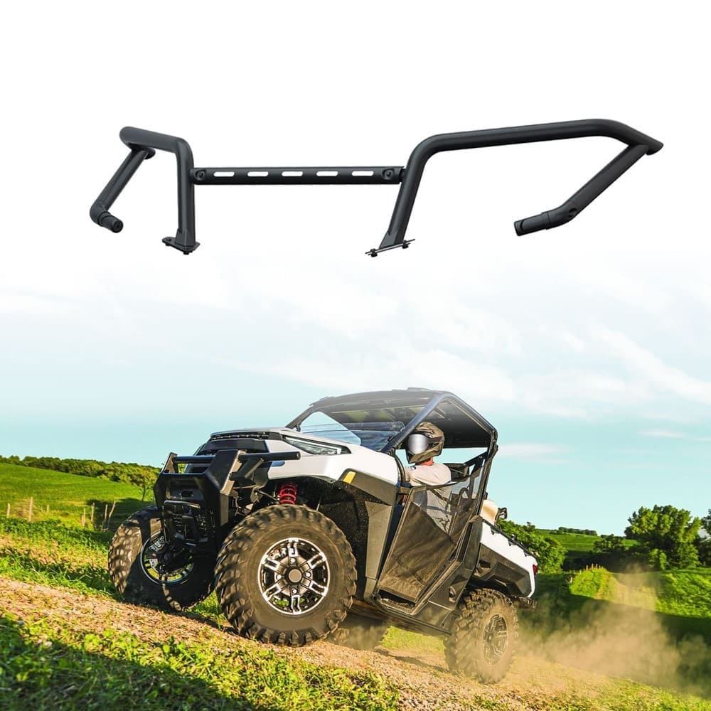 Kemimoto '18-'24 Polaris Ranger XP 1000 Front Bumper & Upper Brush Guard