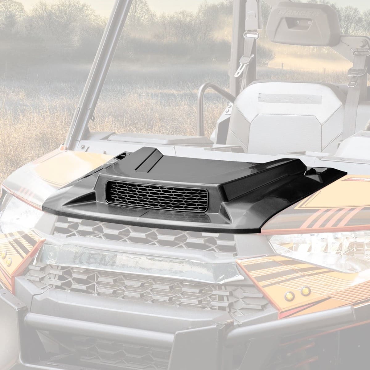 Kemimoto '18-'24 Polaris Ranger XP 1000/Crew Hood Scoop