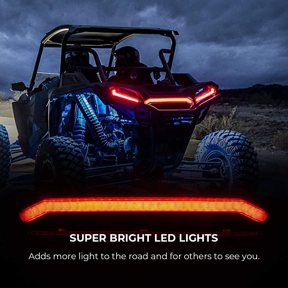 Kemimoto '19-'23 Polaris RZR XP 1000 Fang Lights & Front Grill Light