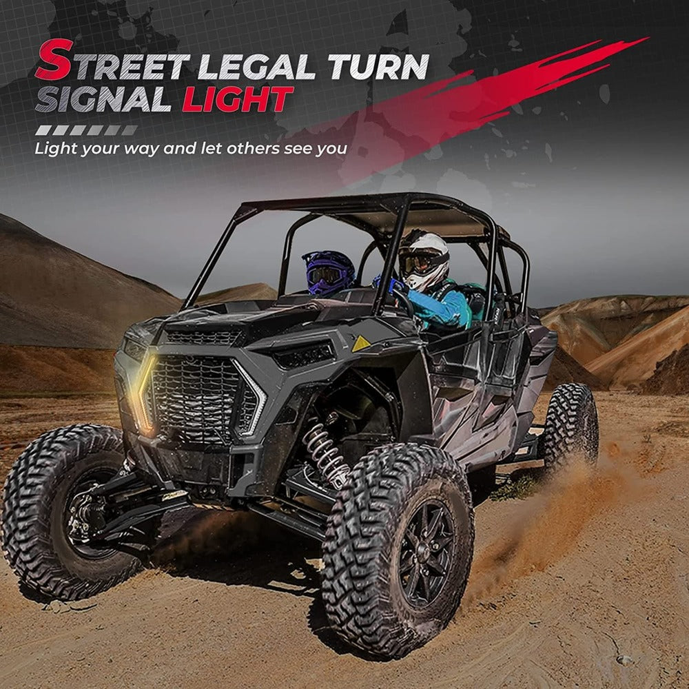 Kemimoto '19-'23 Polaris RZR XP 1000/Turbo RGB Turn Signal Lights