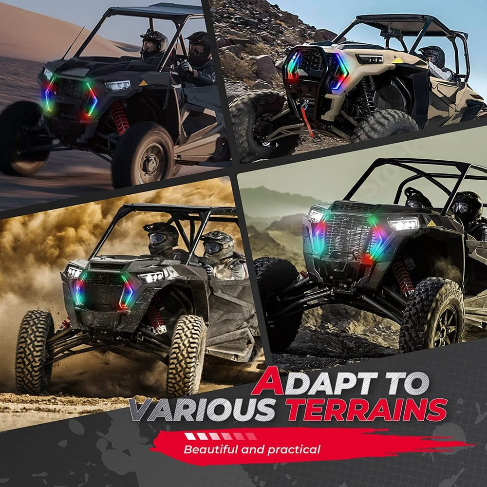 Kemimoto '19-'23 Polaris RZR XP 1000/Turbo RGB Turn Signal Lights