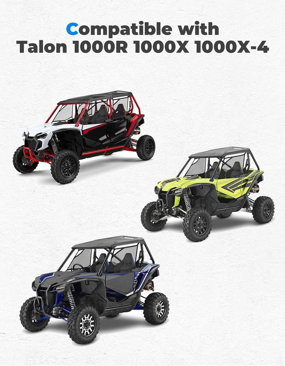 Kemimoto '19-'24 Honda Talon Wider Fender Flares Extensions