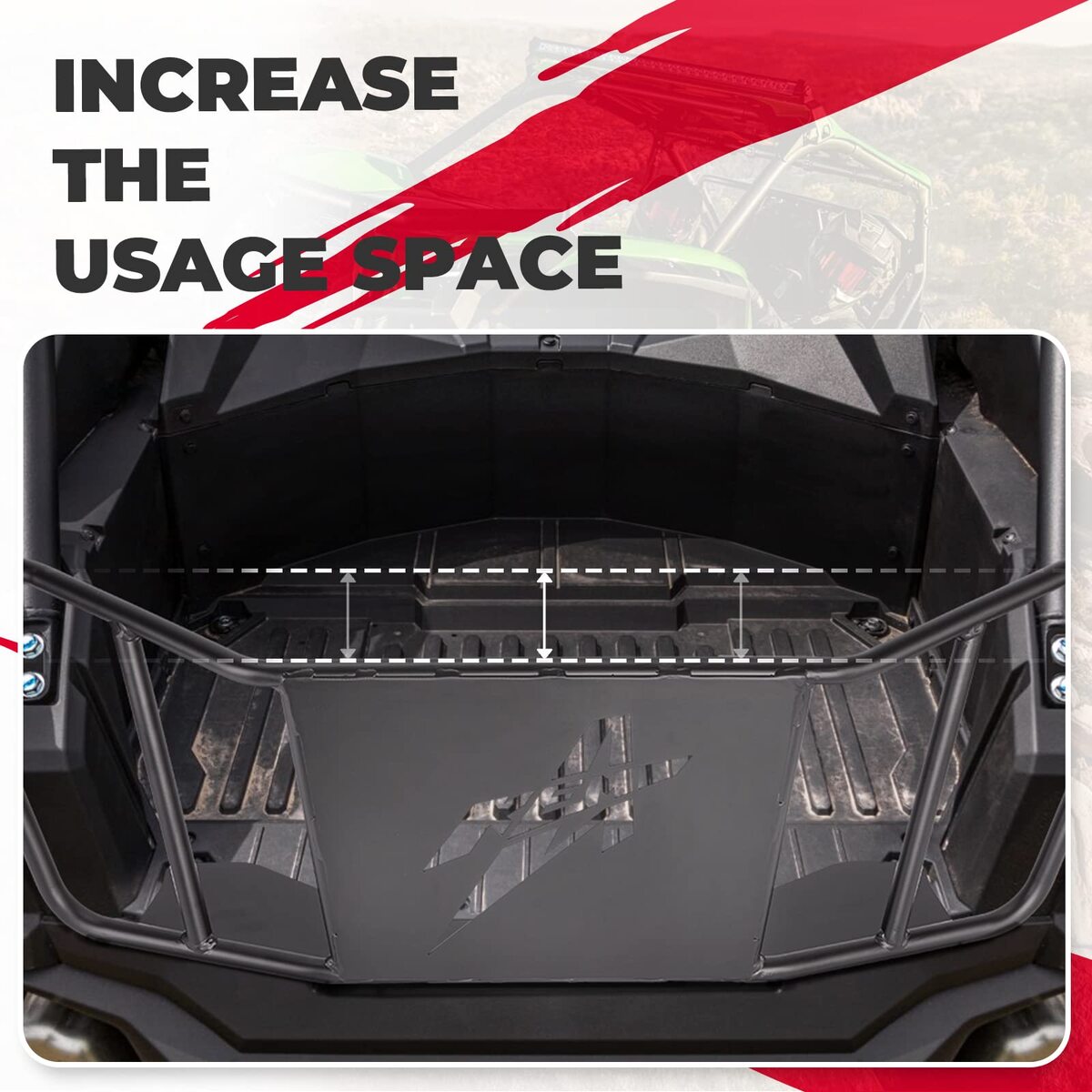 Kemimoto '20-'24 Kawasaki KRX 1000 / Teryx UTV Tailgate