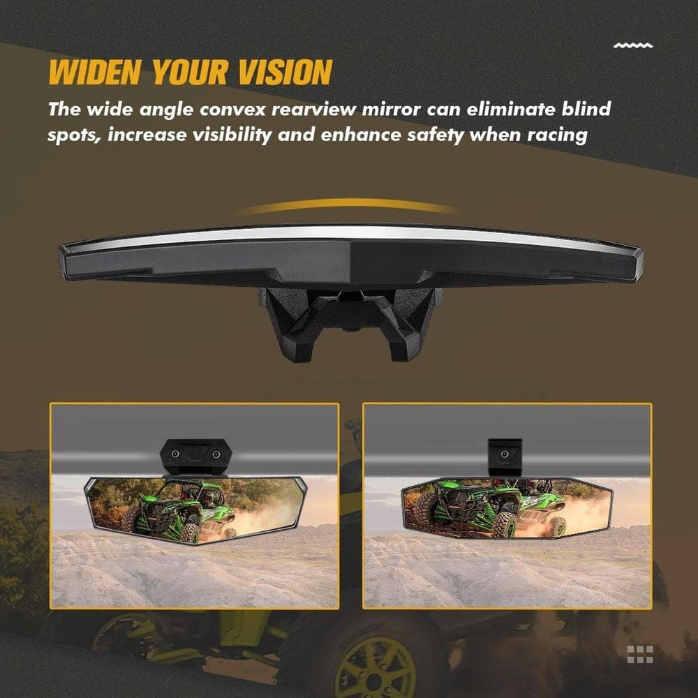 Kemimoto '20-'24 Polaris RZR Pro XP Center Rear View Mirror
