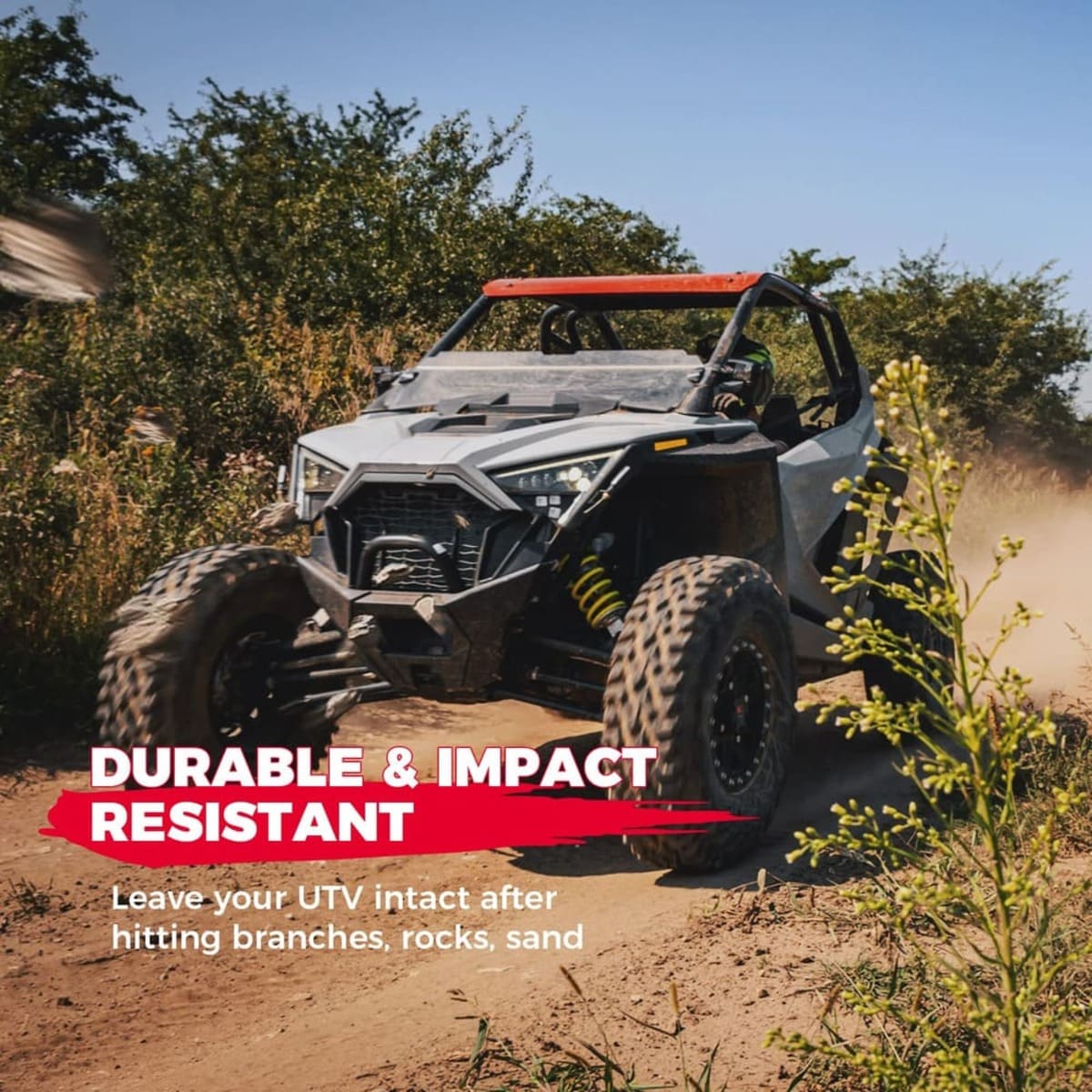 Kemimoto '20-'24 Polaris RZR Pro XP Front Accent Light Mustache