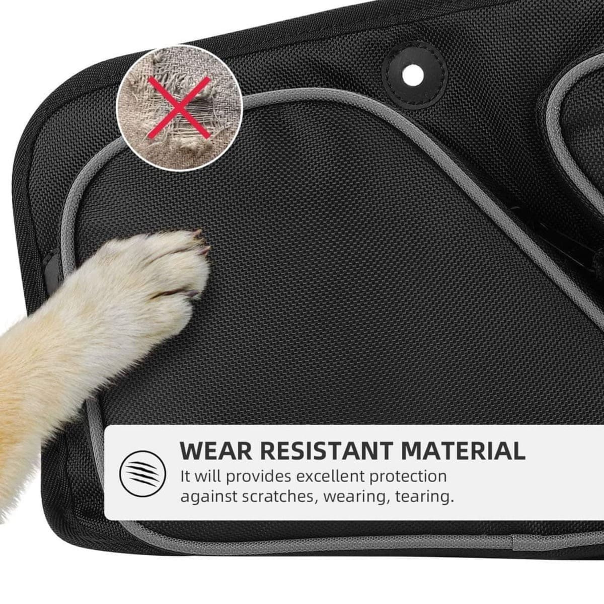 Kemimoto '20-'24 Polaris RZR Pro XP Front Door Bags with Removable Knee Pad