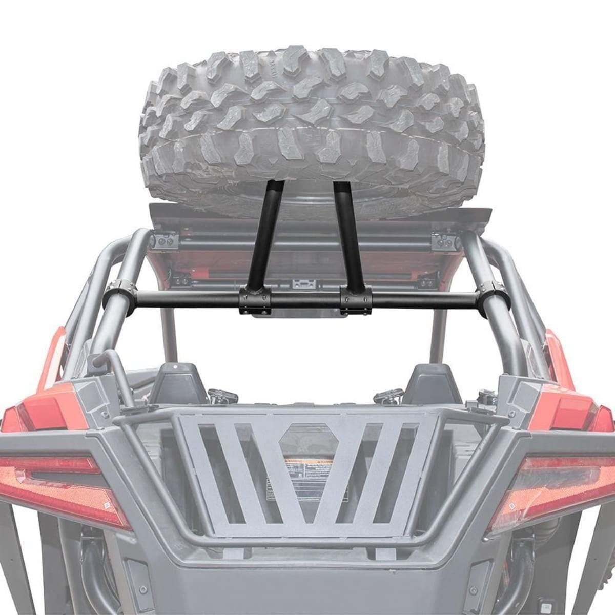 Kemimoto '20-'24 Polaris RZR Pro XP Soft Rear Window Net & Spare Tire Carrier