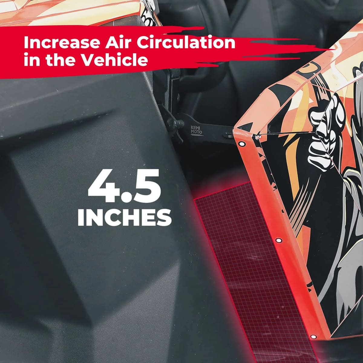 Kemimoto '20-'25 Polaris RZR Pro R 4.5" Door Latches