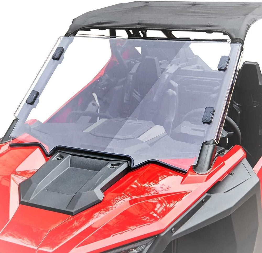 Kemimoto '20+ Polaris RZR PRO XP / 4 Scratch Resistant Full Windshield Clear