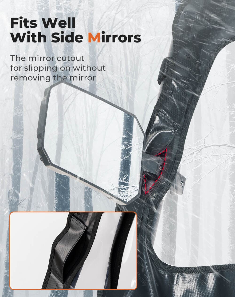 Kemimoto 2020+ Kawasaki Teryx 1000 Soft Upper Doors