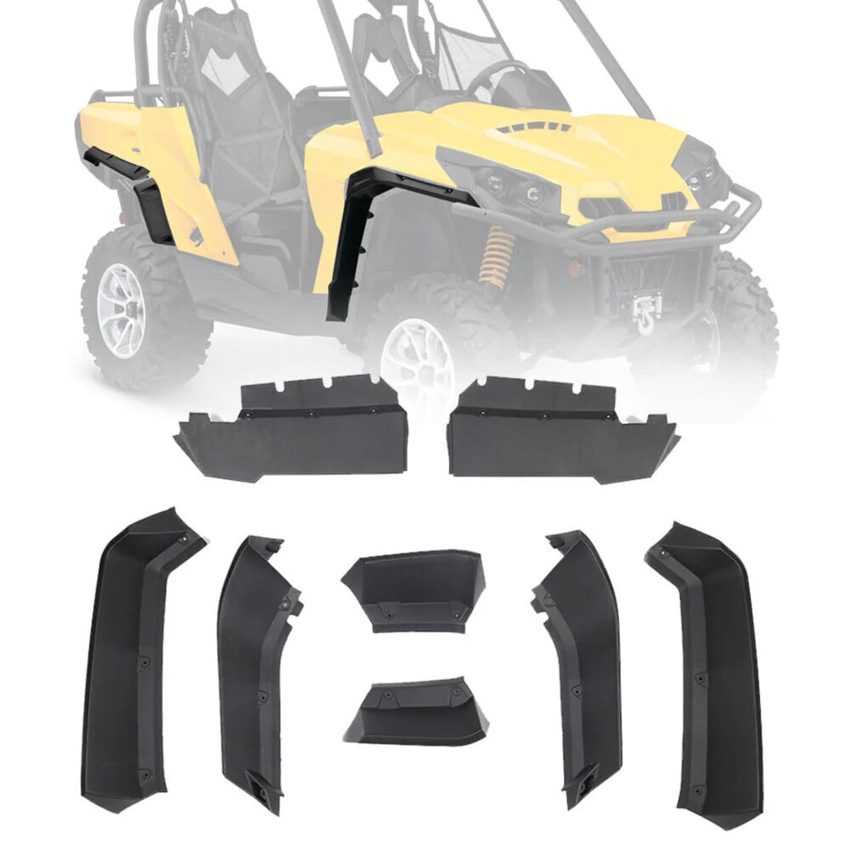 Kemimoto '21+ Can-Am Commander Heavy Duty Fender Flares