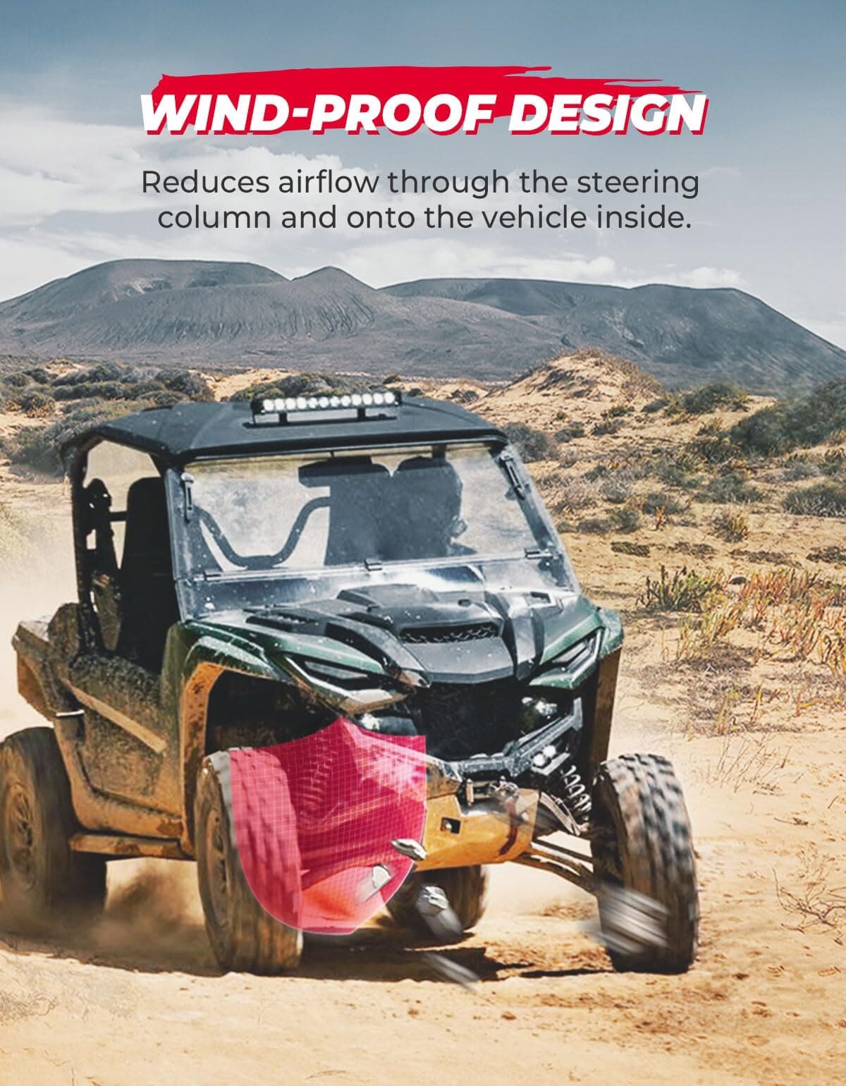 Kemimoto '21 Yamaha Wolverine RMAX 4 1000 Mudguard Fender Flares Splash Guard