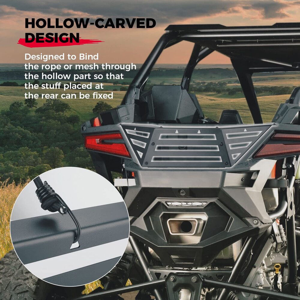 Kemimoto '22-'24 Polaris RZR Pro R Rear Cargo Bed Extender Tailgate