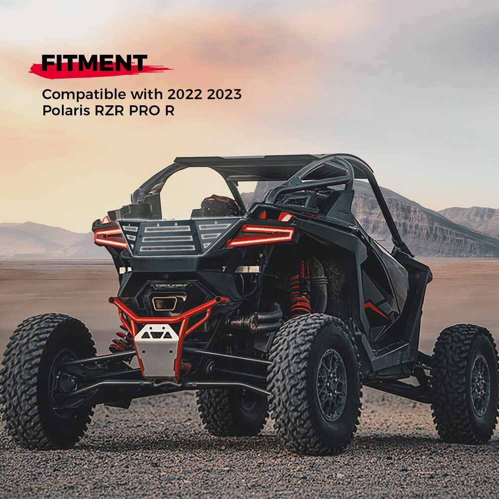 Kemimoto '22-'24 Polaris RZR Pro R Rear Cargo Bed Extender Tailgate
