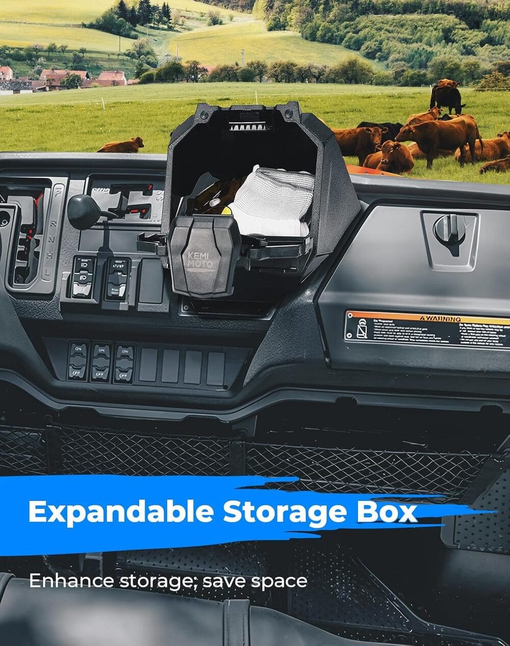 Kemimoto '22-'25 Honda Pioneer 1000 Electronic Device Mount