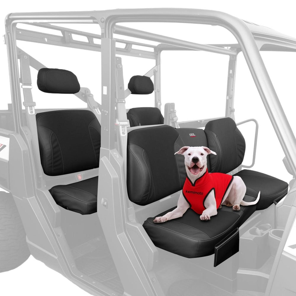 Kemimoto '22-'25 Polaris Ranger Crew XP 1000 UTV Wingback Seat Cover Set