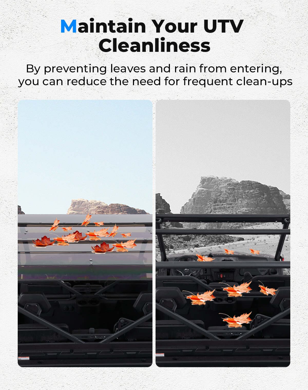 Kemimoto '22+ CF Moto UForce 1000XL Hard Roof Top