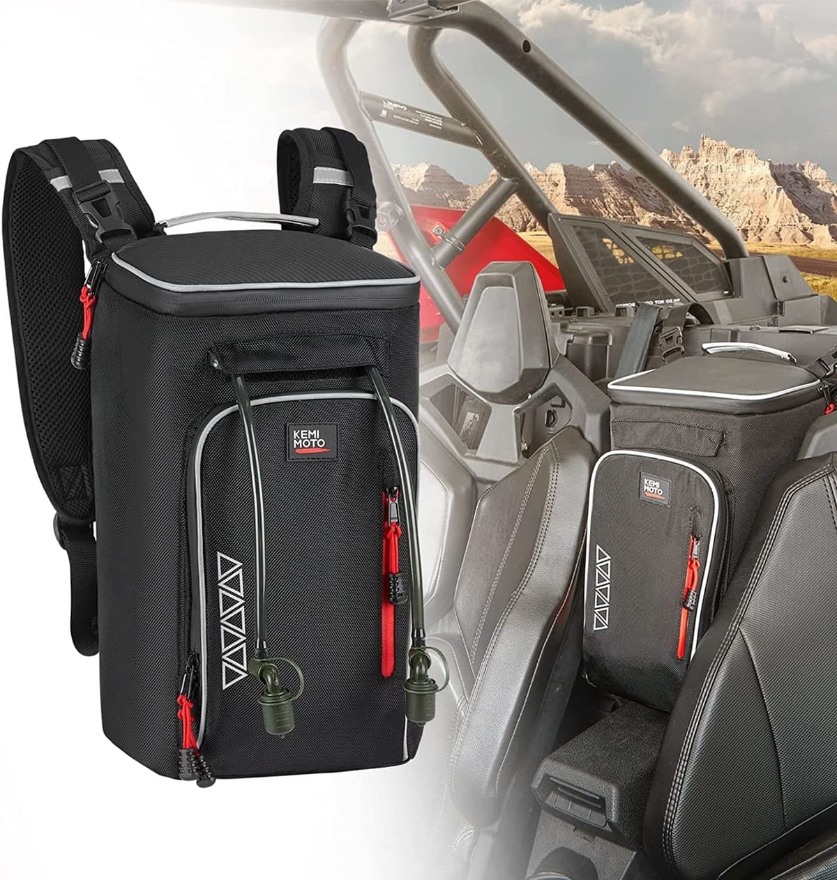 Kemimoto '22 Yamaha Wolverine RMAX 2 Center Shoulder Console Bag