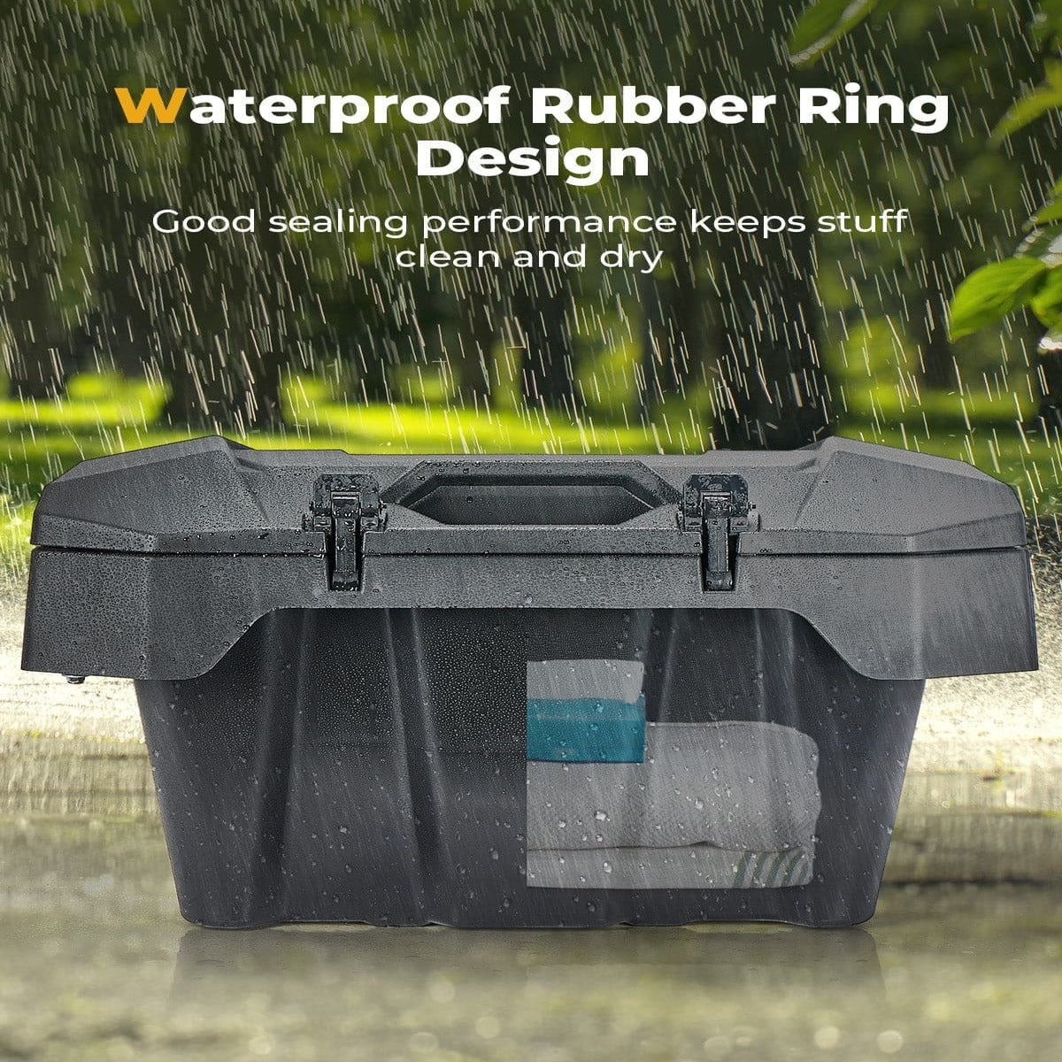 Kemimoto '24-'25 Polaris RZR XP 1000/4 1000 Rear Cargo Box 82QT