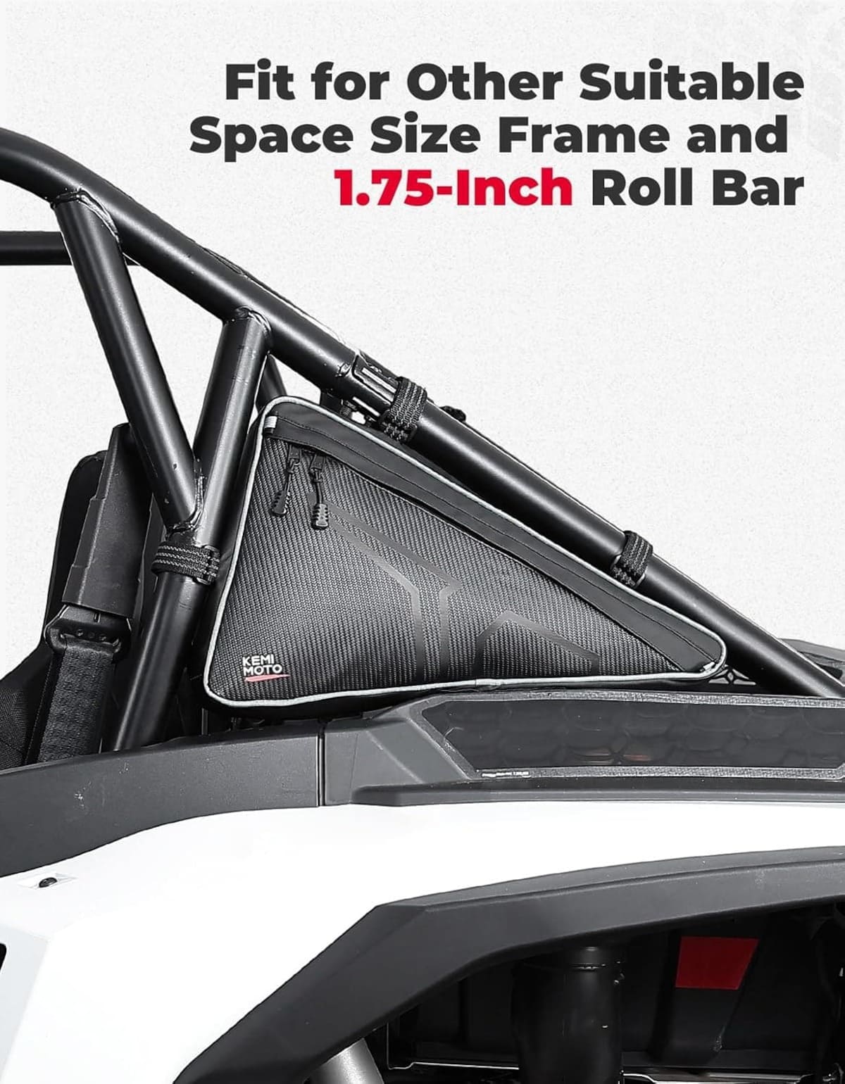 Kemimoto '24-'25 Polaris RZR XP 1000/4 1000 UTV Storage Bags Side Tool Bags