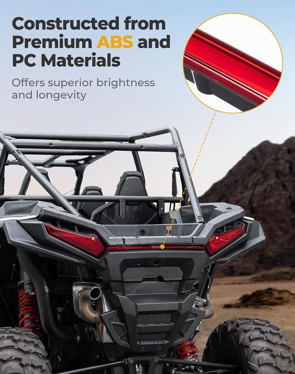 Kemimoto '24-'25 Polaris RZR XP 1000/4 Tail Lights