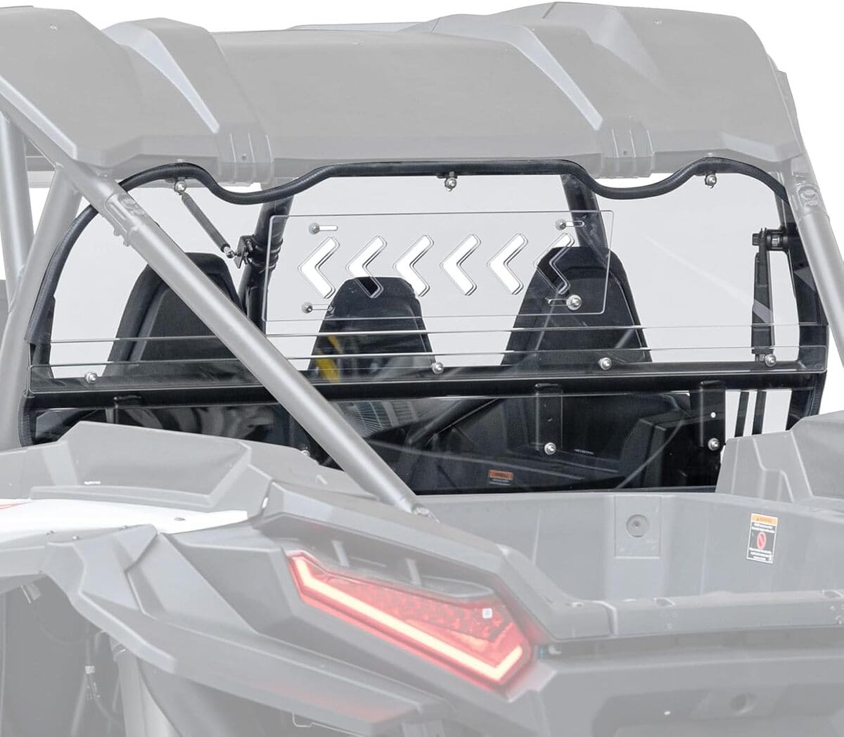 Kemimoto '24-'25 Polaris RZR XP 1000 Vented Clear Rear Windshield