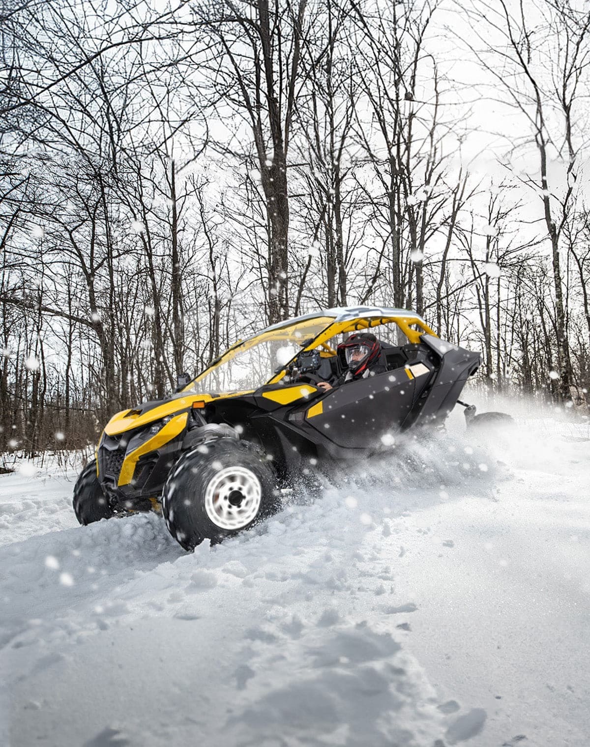 Kemimoto '24+ Can-Am Maverick R Soft Rear Windshield