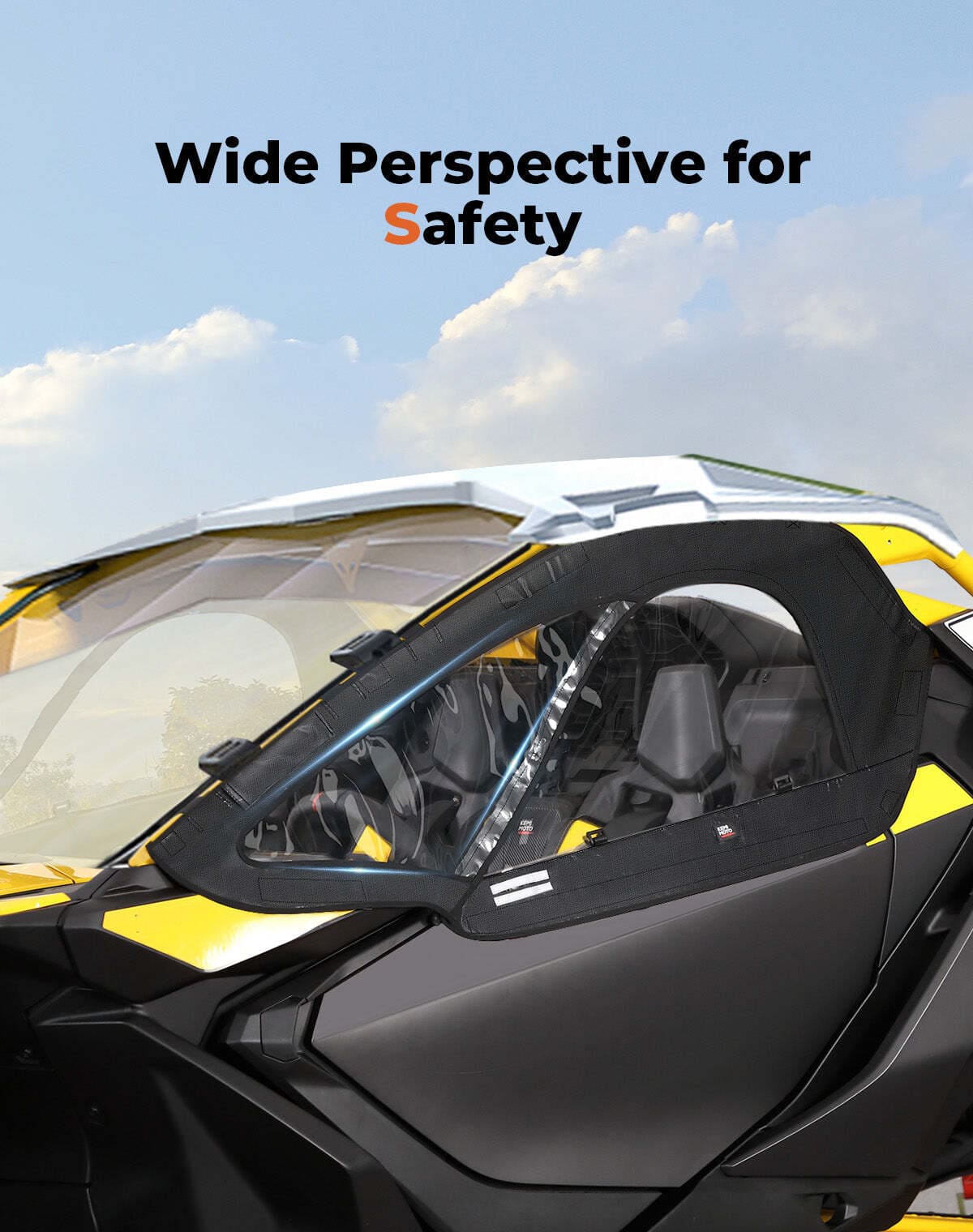 Kemimoto '24 Can-Am Maverick R Soft Upper Doors