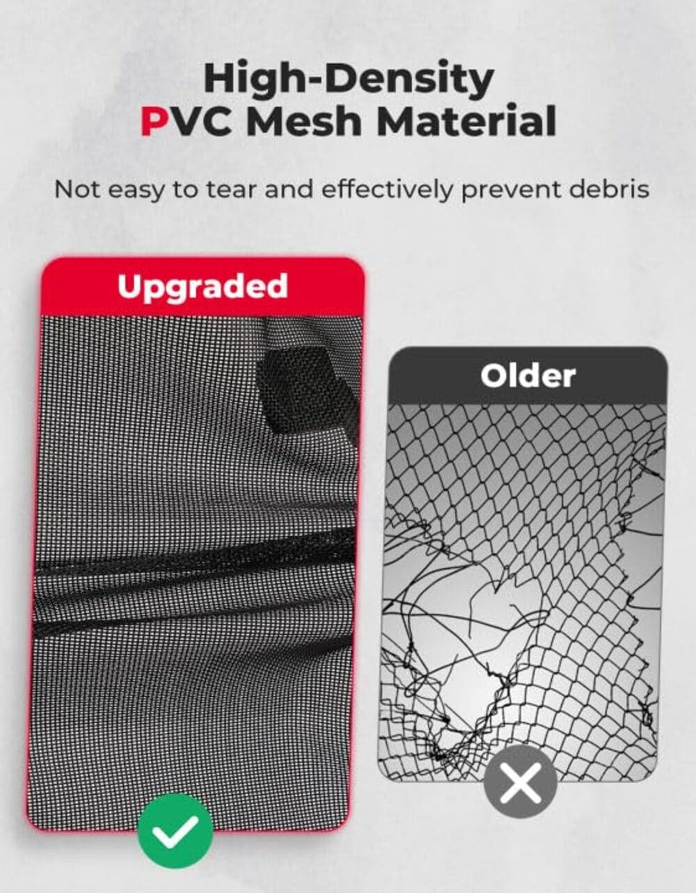 Kemimoto '24+ Polaris RZR XP 1000 Rear Window Net