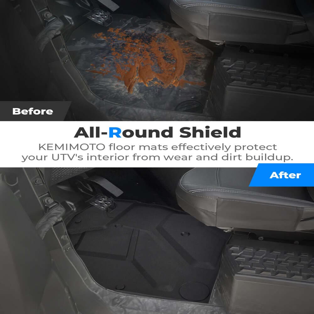 Kemimoto '24+ Polaris Xpedition XP/ADV Front TPE Floor Mat