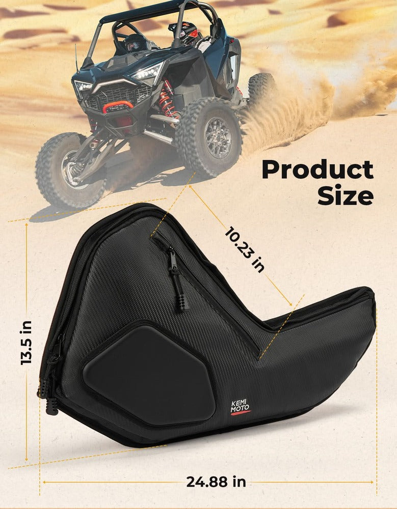 Kemimoto '25 Polaris RZR Pro S 6Q Front Door Bags w/ Knee Pads